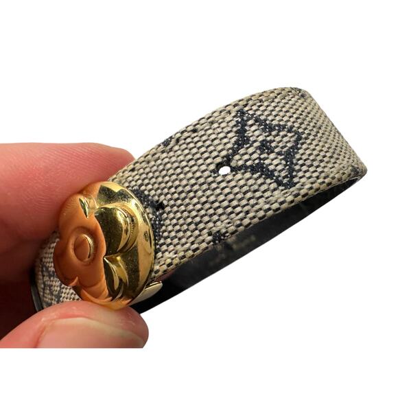 Louis Vuitton Good Luck (or) Wish Bracelet - Mini lin Monogram Canvas - Picture 9 of 13